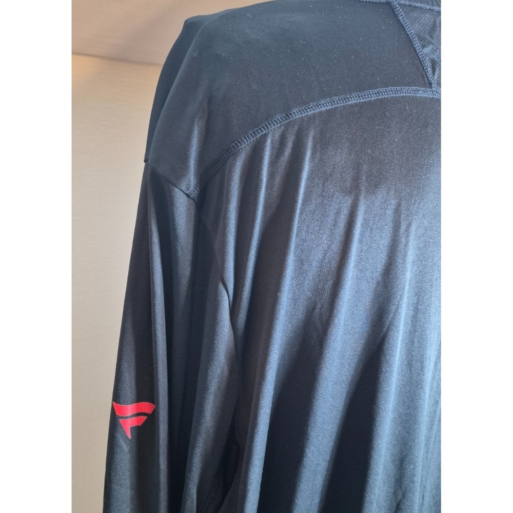 New Jersey Devils Fanatics Mens Long Sleeve Shirt 4XL Black With Logo - Picture 3 of 6